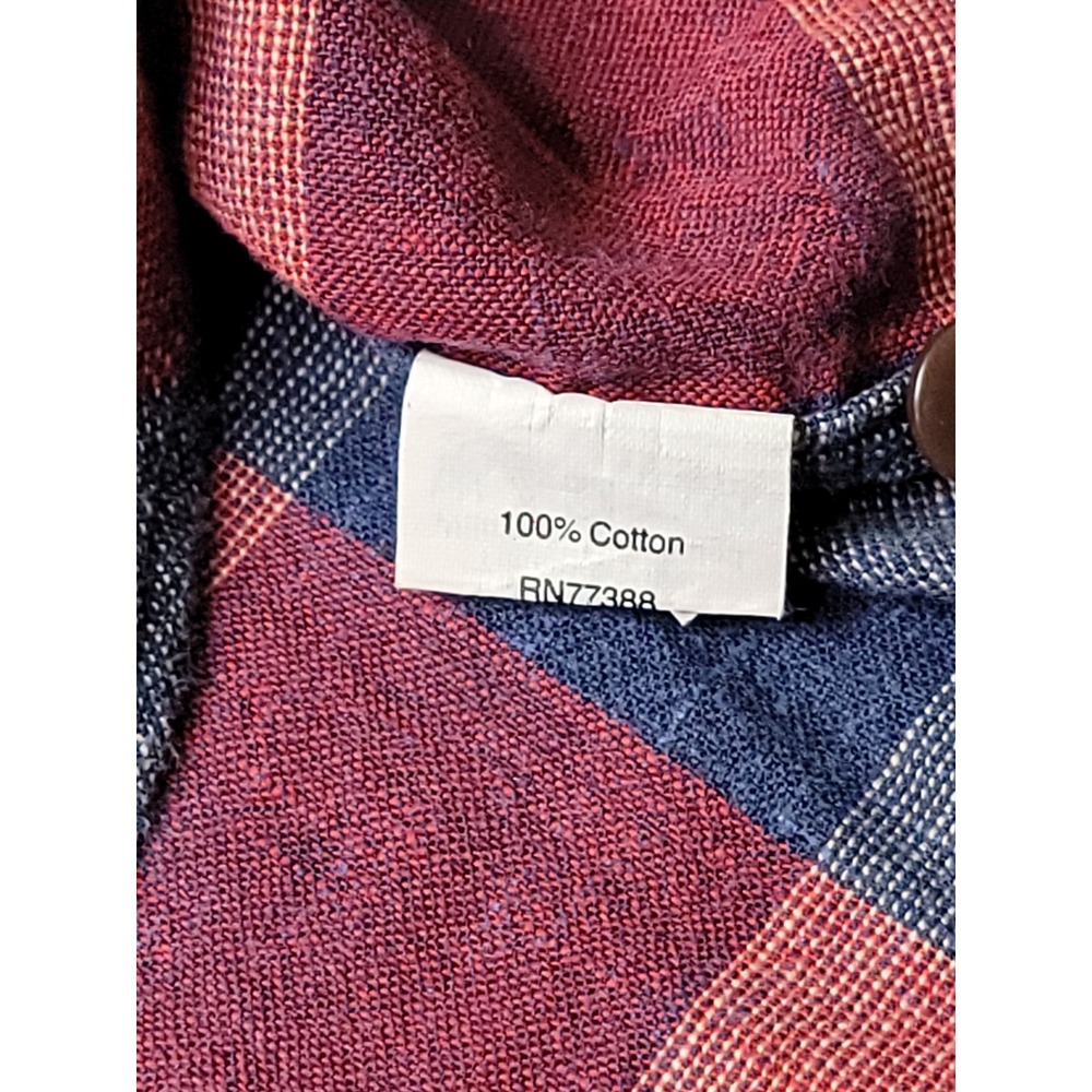 J.Crew Men's M Shirt Lot‎ of 2 Plaid Heathered & Homespun Long Sleeve Casual - Picture 7 of 14